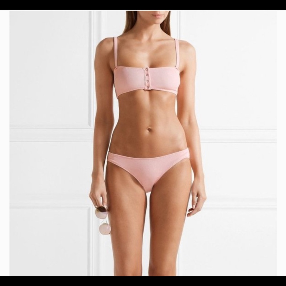 SOLID & STRIPED
+ STAUD Alice ribbed bikini